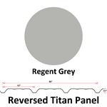 24Ga. 36^ REVERSED Titan Panel  Regent Grey