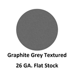 26 Ga. 48^ x 120^ Flat Stock  Graphite Grey Textured