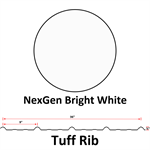 26Ga. 36^ Tuff Rib  Bright White