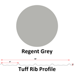 26Ga. 36^ Tuff Rib  Regent Grey