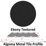Algoma Tile Panel (3.11 sq/ft per Panel)  Ebony Textured