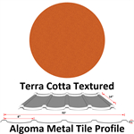 Algoma Tile Panel (3.11 sq/ft per Panel)  Terra Cotta Textured