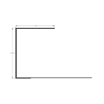 Double Sided J-Channel 1-5/8^  Buckskin
