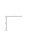 Double Sided J-Channel  Regent Grey