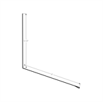 End Wall Flat  COLORBOND Brite White