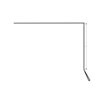 Gable Drip 2^  COLORBOND Brite White