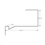 Gable Soffit/Fascia with J  Graphite Grey Textured