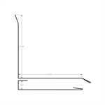 Metal Line Side Wall with Gal. Inside J  Ebony Tex