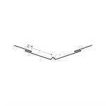 Metal Line W-Valley with Cleats  Deep Grey Texture