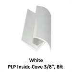 PLP Half H-Trim 1/2^, 8ft  White