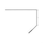 Reroof Gable 1-1/2^  Ebony Textured