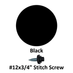 SFS  #12x3/4^ Woodgrip Lap Bond Seal Panel to Panel Fastener  (Black)