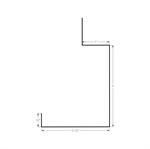 Sliding Door Trim  COLORBOND Charcoal