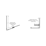Standing Seam Chimney Kit with J, 3^ Face, 1-5/8^  Sepia Brown Textured