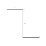 Standing Seam Z-Bar 1-5/8^  Ebony Textured