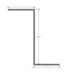 Standing Seam Z-Bar 2-1/8^  Pebble Khaki