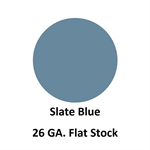 26 Ga. 48^ x 120^ Flat Stock  Slate Blue