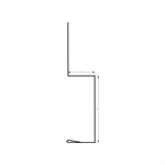 Base Trim 2-1/2^ Face  Iron Ore