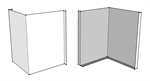 Left Hand Corner Cap Medium  Iron Ore