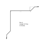 Inside Corner (Custom Length)  Iron Ore