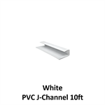 Highland AG J-Channel, 3/4^ - PVC - 10ft  White