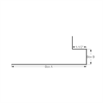 Jamb Trim Flat 1-1/2^  Iron Ore