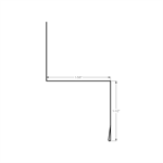 Base Trim 1-5/8^  Stone Grey