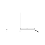 Drip Edge Extended 1-5/8^  Stone Grey