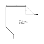 Outside Corner 1-1/2^ (Custom Length)  Stone Grey