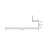 Jamb Trim with Kick 1-1/2^  Iron Ore
