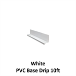 PLP Base Drip - PVC - 10ft  White