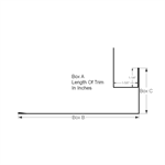 Jamb Trim with J, with Hem, 1-5/8^ (Custom Length)  Pebble Khaki
