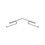 Standing Seam Hip Cap 1-1/8^  Dark Brown