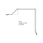 Gable Cap (Custom Length)  Iron Ore