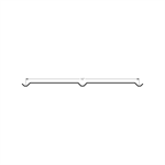 Metal Soffit 16^ Wide  Kona Wood Grain