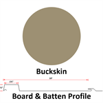 Board & Batten 10^ Wide 26 Ga.  Buckskin
