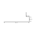 Jamb Trim Flat 1^  Iron Ore