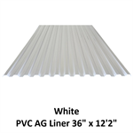 Highland AG Liner - PVC - 36^ x 12'2^  White