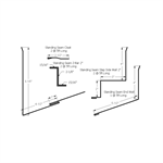 Standing Seam Chimney Kit with Step 2^  Deep Grey Textured