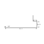 Jamb Trim with Ninety 1^  Barn Board Wood Grain