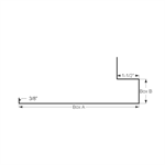 Jamb Trim with Ninety 1-1/2^  Iron Ore
