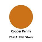 26 Ga. 48^ x 120^ Flat Stock  Copper Penny