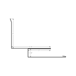 Standing Seam Side Wall with J, 5-1/4^ Face, 1-1/8^  Dark Brown