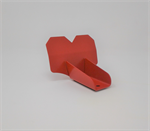 Stainless Steel Snowguard  Tile Red