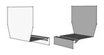 Soffit/Fascia Peak Cap  Deep Grey Textured