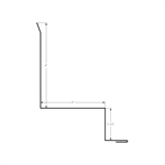 Standing Seam Step Side Wall 1-1/2^  Deep Grey Textured