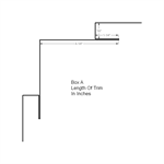 Inside Corner with J 4-1/4^ (Custom Length)  COLORBOND Brown