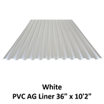 Highland AG Liner - PVC - 36^ x 10'2^  White