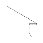 Shingle Drip (28 Ga)  Iron Ore