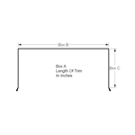Parapet Cap (Custom Length)  Iron Ore